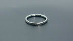 Órbita Roca 2mm hammered stackable ring, flat profile with hand-textured surface, polished interior, made in Utah
